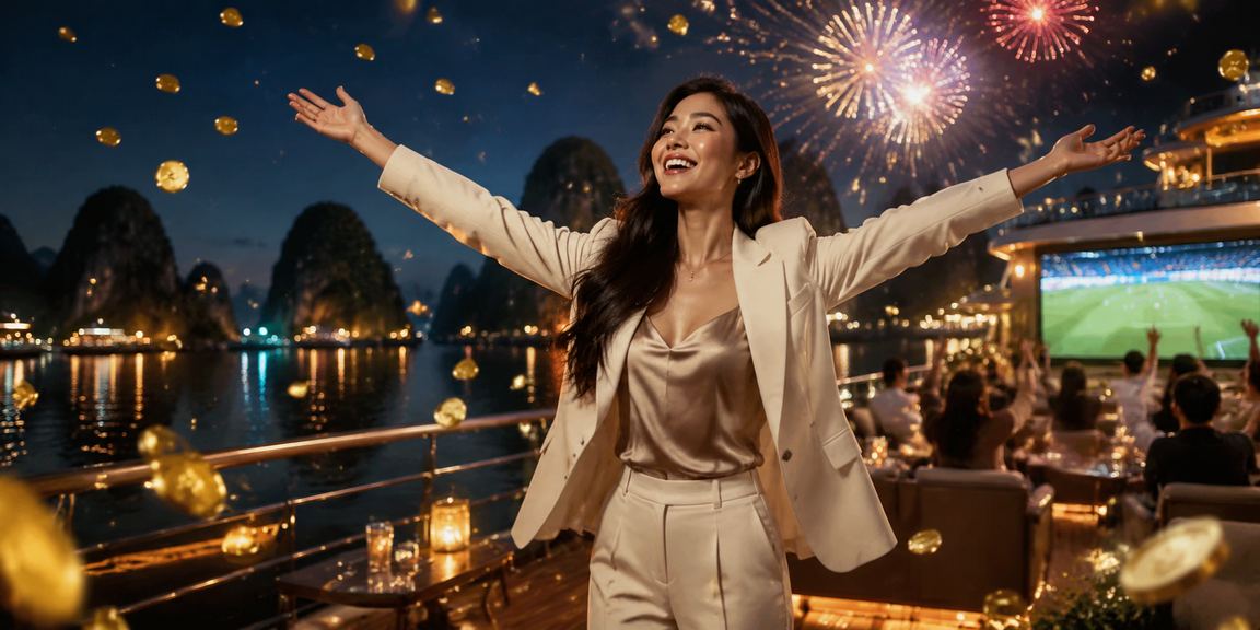 Lễ hội cá cược bóng đá sôi động tại vịnh Hạ Long với đông đảo người tham gia